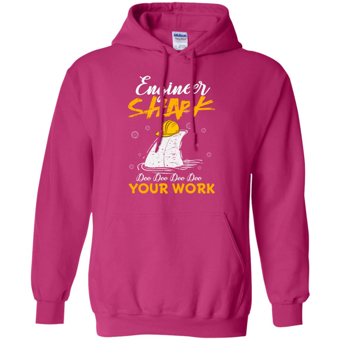 Engineer Shark Doo Doo Doo Your Work Engineering Shark Gift Shirt For Mens Or Womens Heliconia