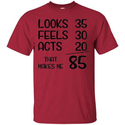 Funny 1933 85 Years Old 85th Birthday T-shirt Cardinal