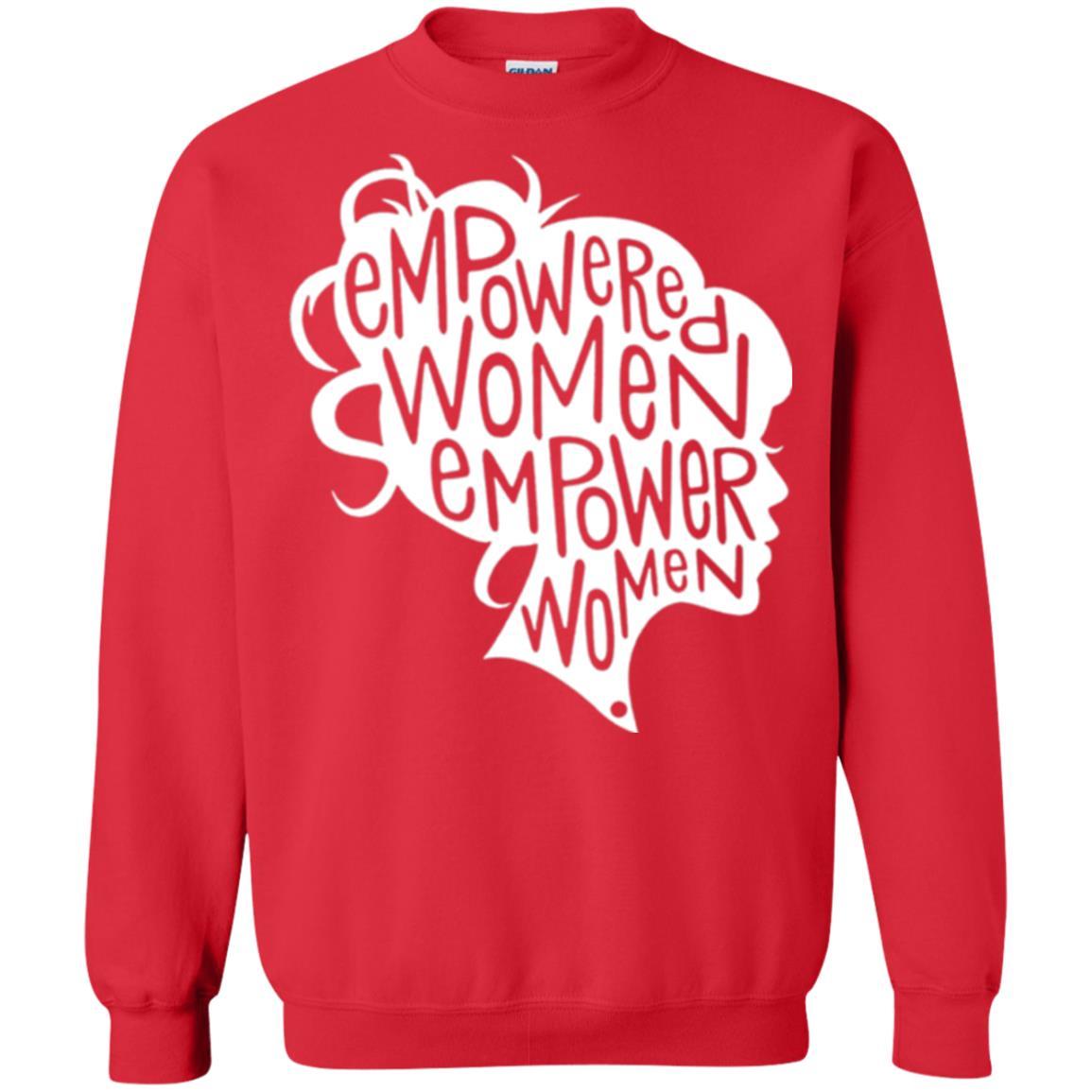 Feminist T-shirt Empowered Women Empower Woman Red