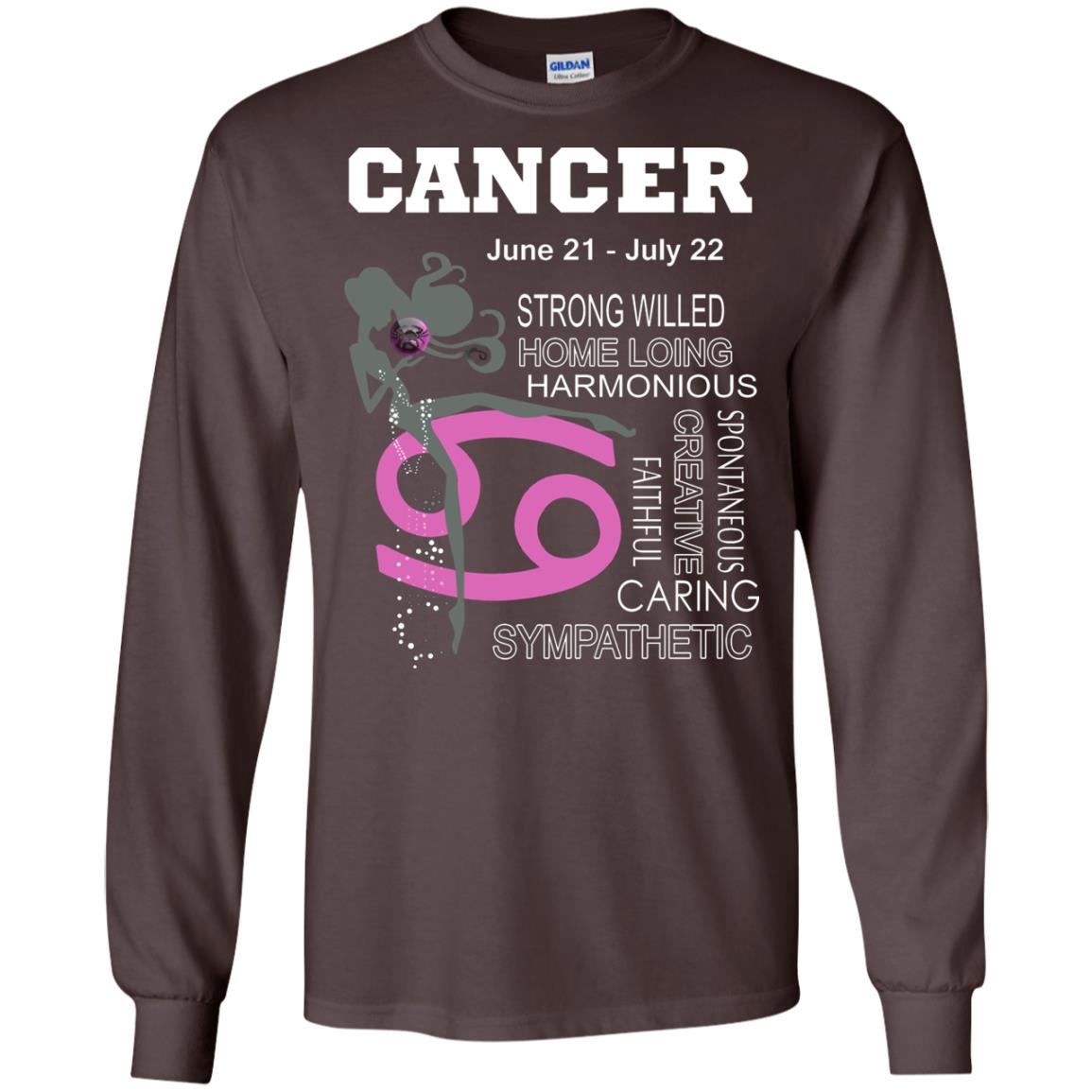 Cancer Strong Willed Home Loing Harmonious Faithful Creative Spontaneous Caring Sympathetic Dark Chocolate