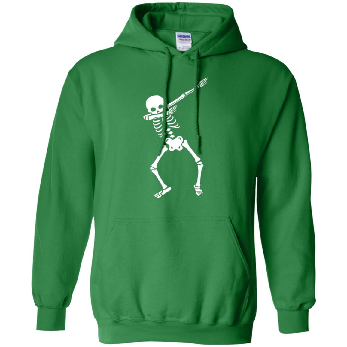 Dabbing Skeleton T Shirt Irish Green