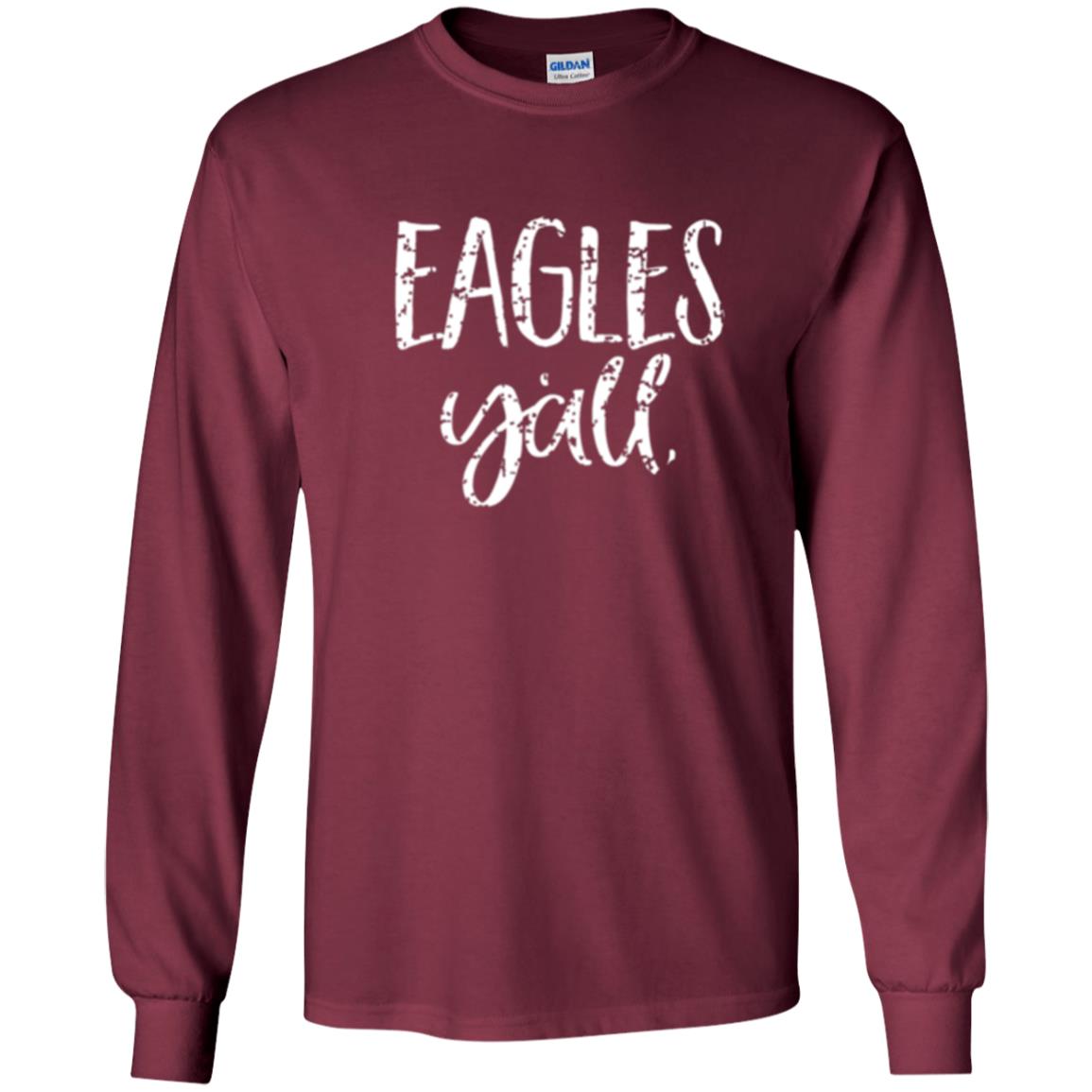 Eagles Y_all Flying Eagles T-shirt Maroon