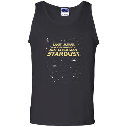 Astronaut T-shirt We Are Not Figuratively But Literally Stardust Black