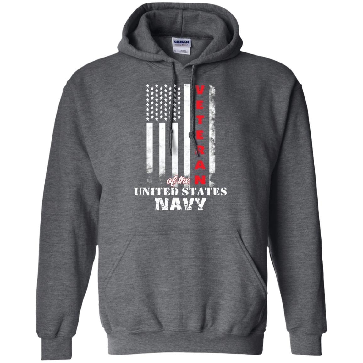 Armed Forces Us Navy Vintage Veteran T-shirt Dark Heather