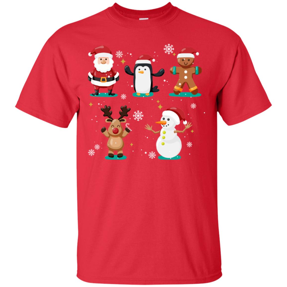 Christmas Character Ideas Gift Shirt Red