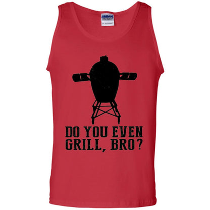 Bbq Grilling T-shirt Do You Even Grill Bro Red