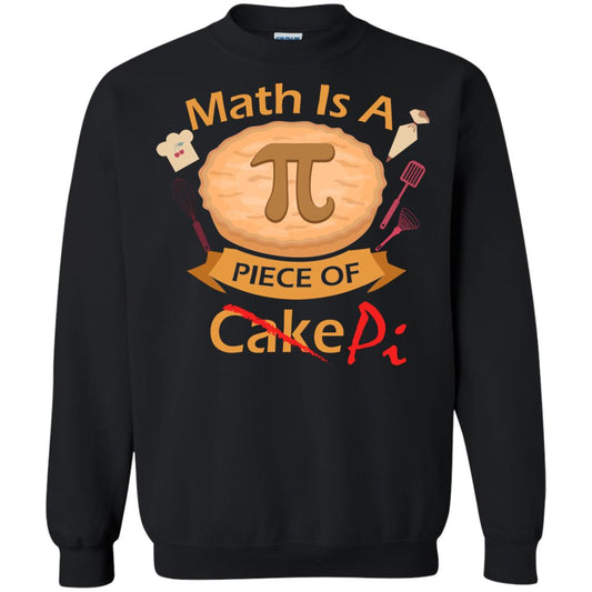 Math Is A Piece Of Pi Funny Pi Day T-shirt For Math Lover Black