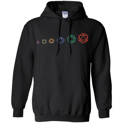 Gamer T-shirt D20 Dice Evolution Role T-shirt Black