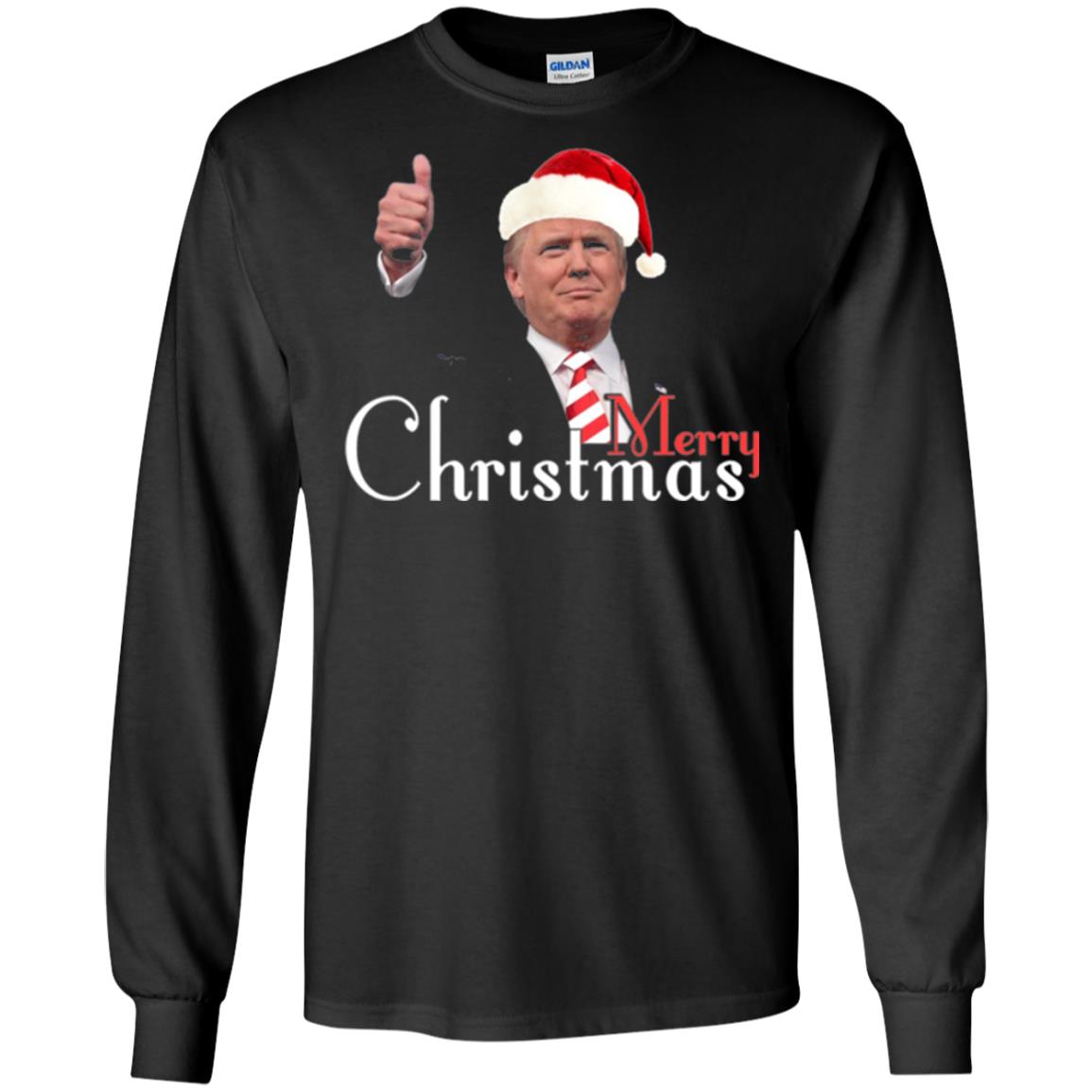 Trump Merry Christmas T-shirt Black