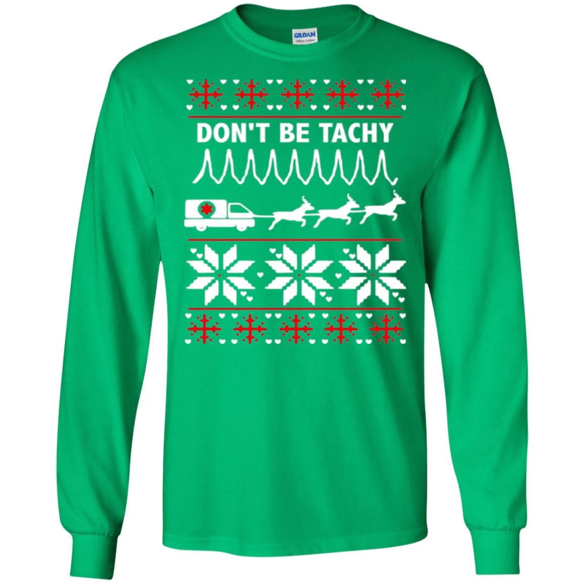 Cardiac Nurse T-shirt Don_t Be Tachy Irish Green