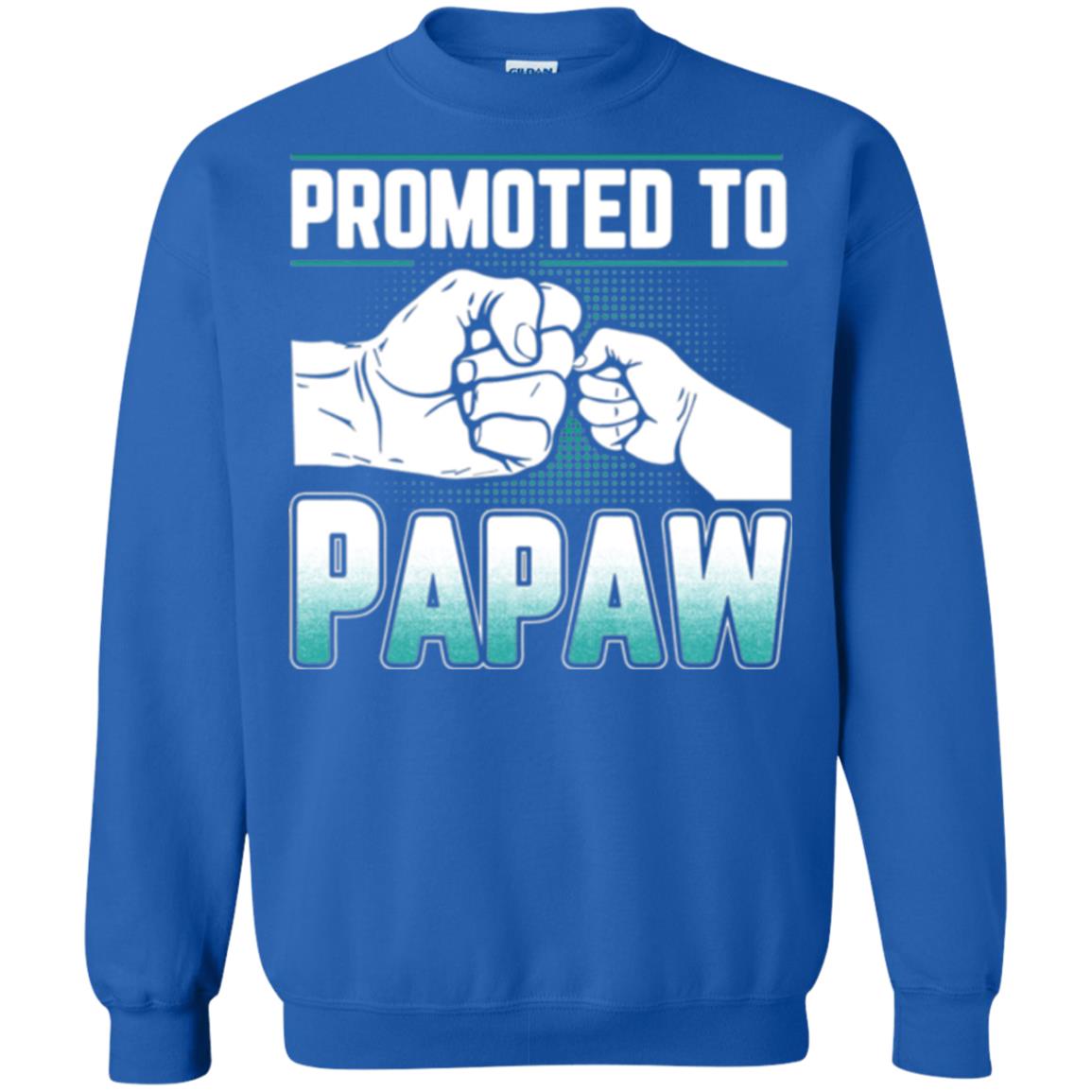 Promoted To Papaw Papa T-shirt Royal