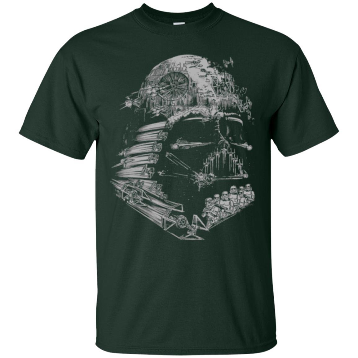 Film T-shirt Star Wars Darth Vader Build The Empire Graphic Forest Green