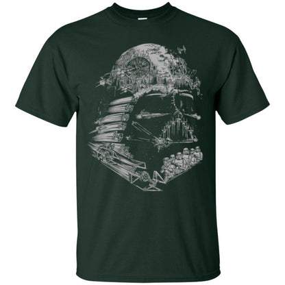Film T-shirt Star Wars Darth Vader Build The Empire Graphic Forest Green