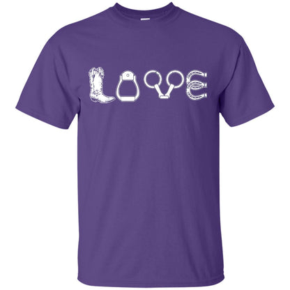 Love Riding Horse Shirts Purple