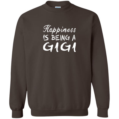 Happiness Is Being A Gigi Grandma Shirt Dark Chocolate
