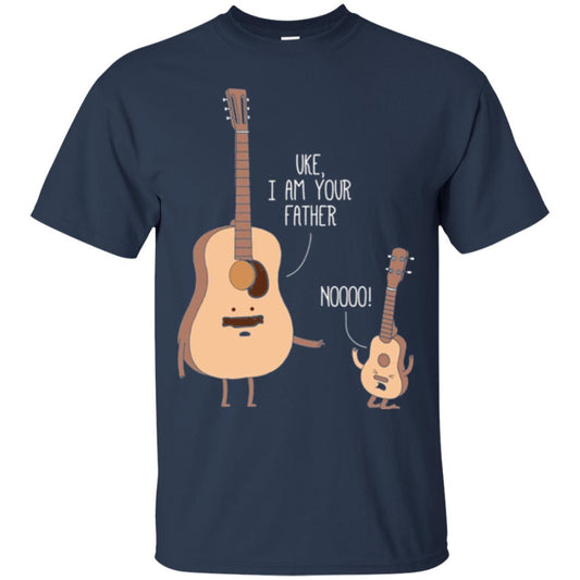 Musician T-shirt Uke I Am Your Father Navy