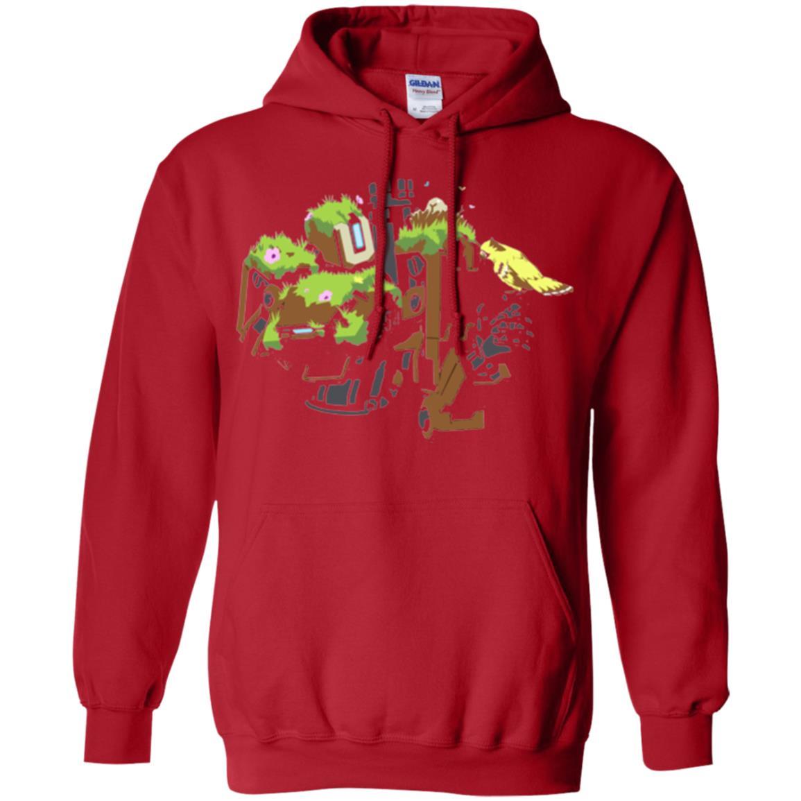 Film T-shirt Bastion Overgrown Spray T-shirt Red
