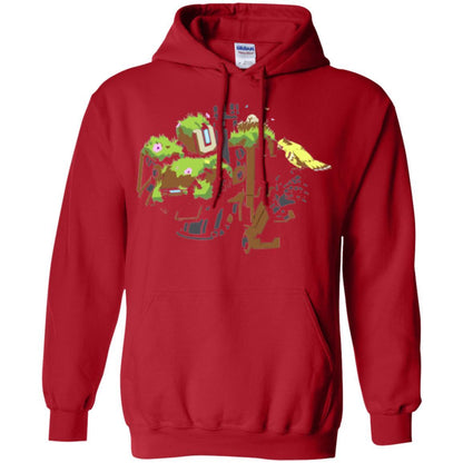 Film T-shirt Bastion Overgrown Spray T-shirt Red