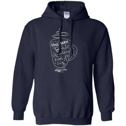 Christmas T-shirt It's A Hallmark Hot Chocolate Kind Of Day Navy
