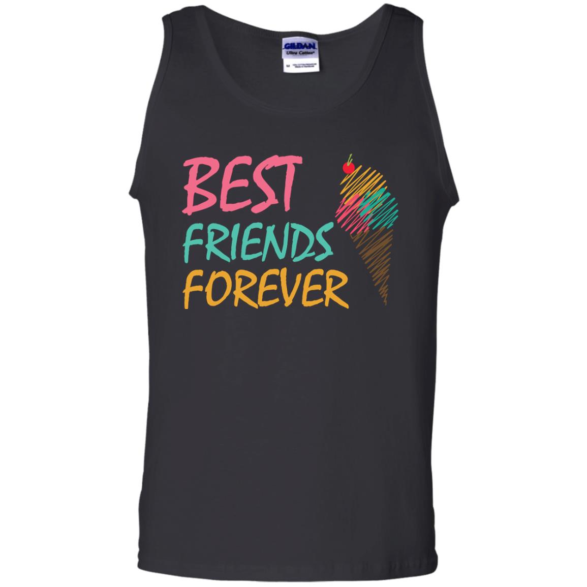 Best Friends Forever Ice Cream Lover T-shirt Black