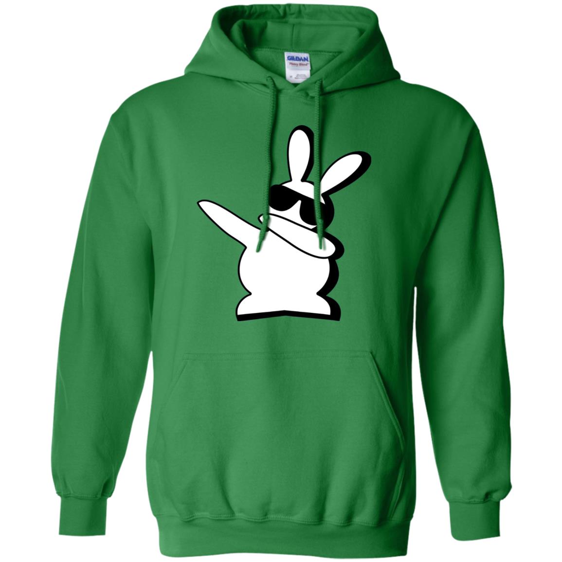 Dabbing Hip Hop Bunny Easter Dab Rabbit Dance T-shirt Irish Green
