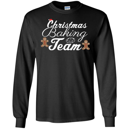 Baker T-shirt Christmas Baking Team Black