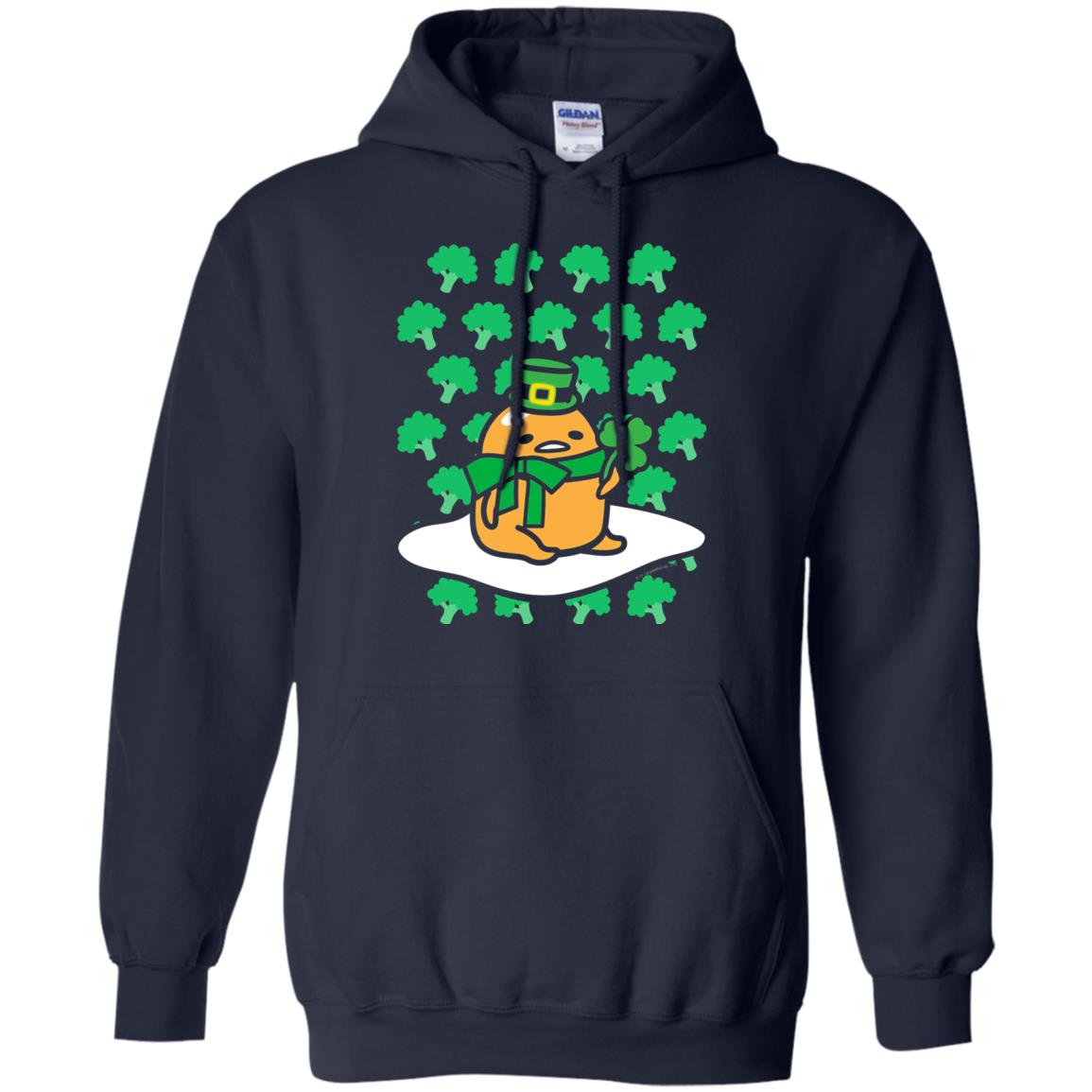 St. Patrick_s Day T-shirt Clover Navy