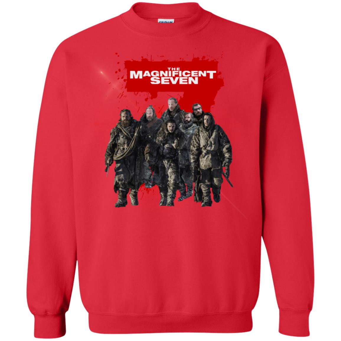 The Magnificent Seven Game Of Thrones Version T-shirt Red