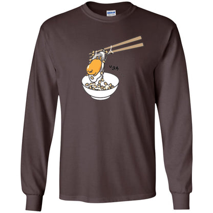 Cartoon T-shirt Gudetama Chopsticks Dark Chocolate