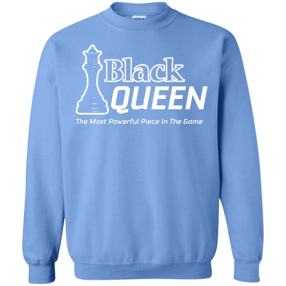 Black Queen Proud Black Woman African American T-shirt Carolina Blue
