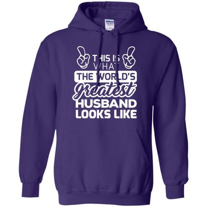 World's Greatest Husband Best Husband Ever Looks Like T-shirt Purple