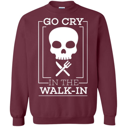 Chef T-shirt Go Cry In The Walk In Maroon