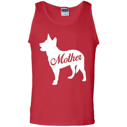 American Cattle Dog Mom T-shirt Red