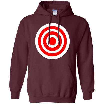 Funny Practice Bulls Eye Board Game Target T-shirt Maroon
