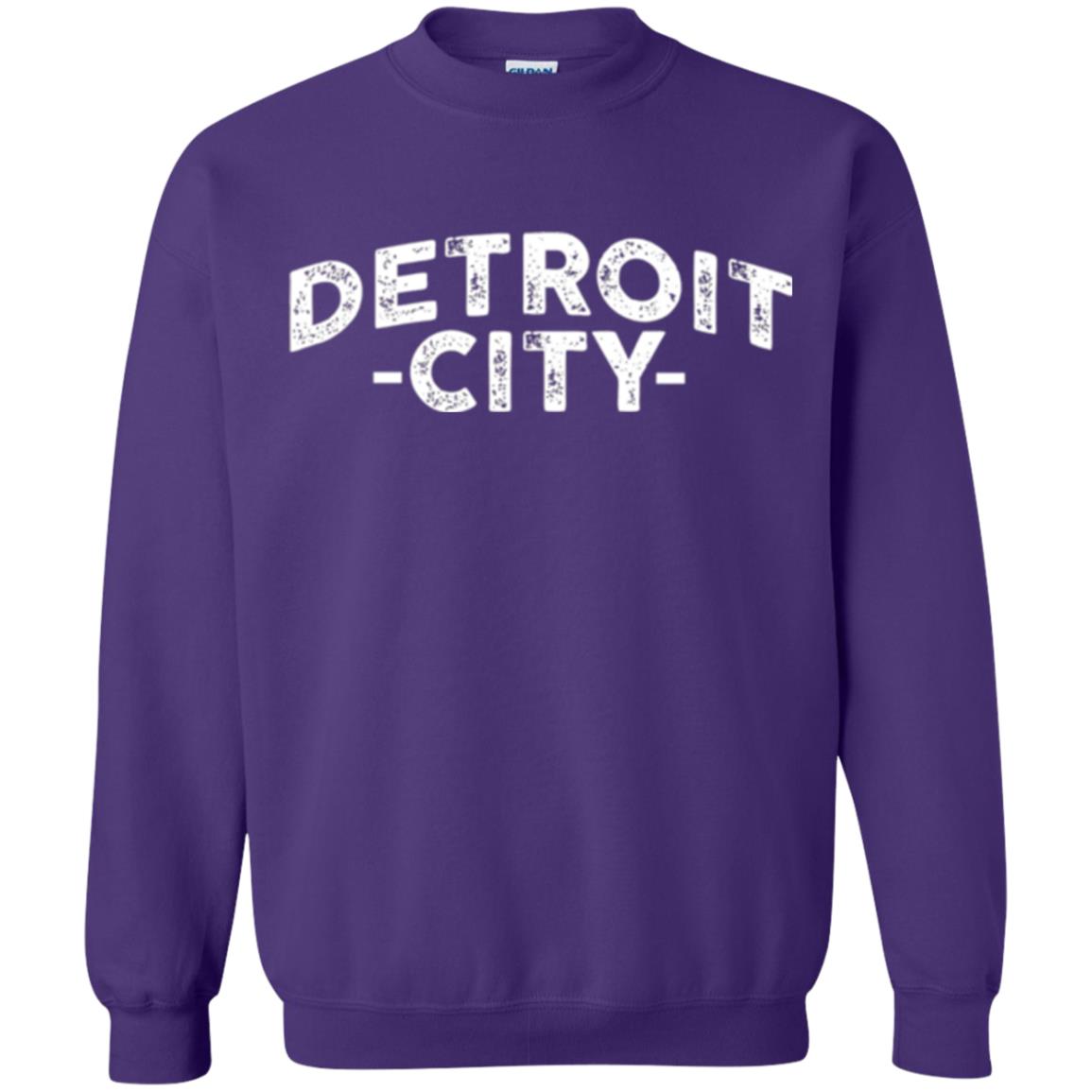 Detroit Michigan T-shirt Purple