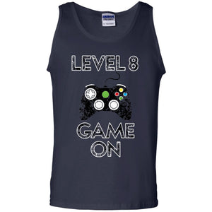 Level 8 Game On 8th Birthday Gift T-shirt