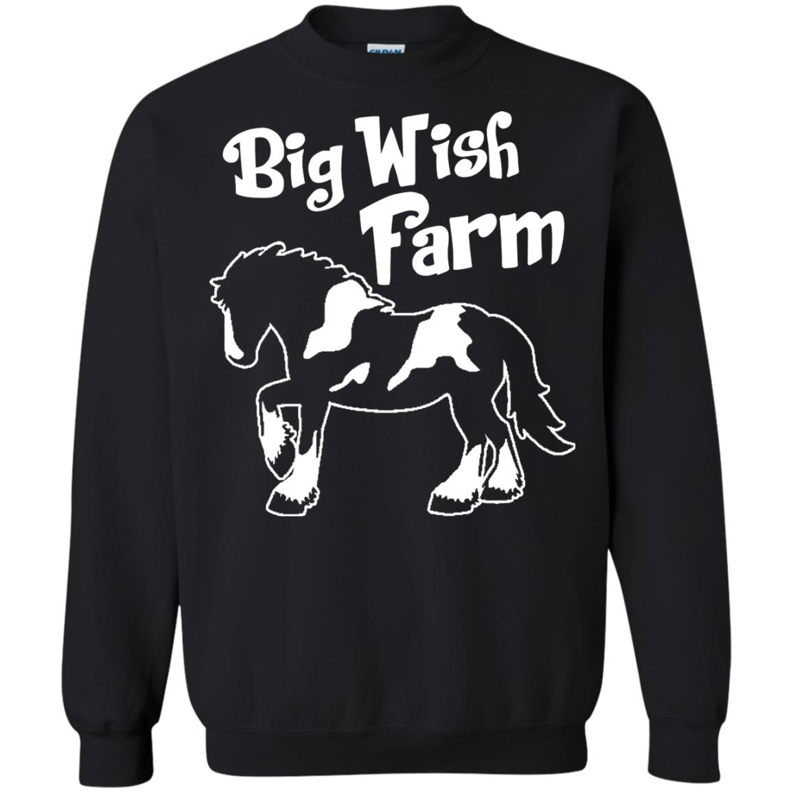 Big Wish Farm Horse Shirt Black