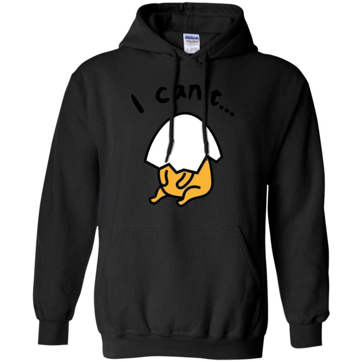 Film T-shirt Gudetama Lazy Egg I Can't