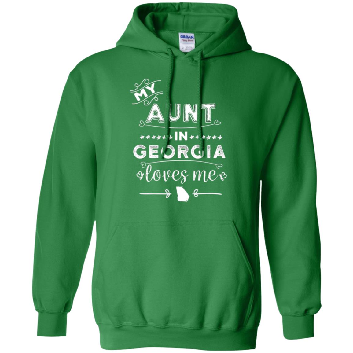 Niece T-shirt My Aunt In Georgia Loves Me Irish Green