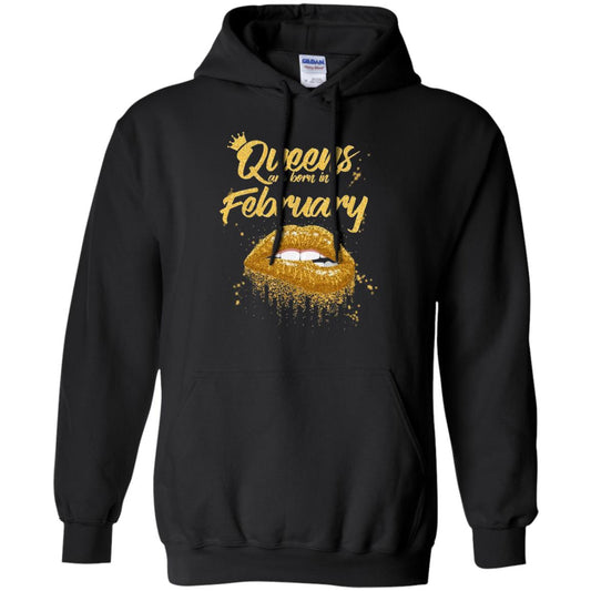 Black Women T-shirt Queens Are Born In February Birthday Black