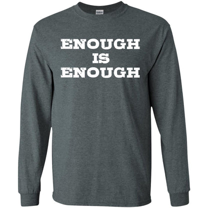 Enough Is Enough Gun Control T-shirt Dark Heather