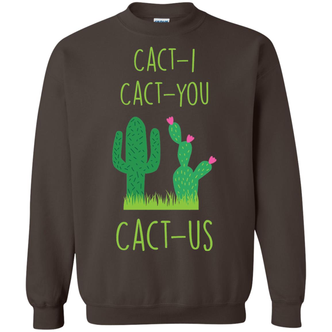 Funny Cactus Shirt Cact-i Cact-us Spring Desert Cactus Dark Chocolate