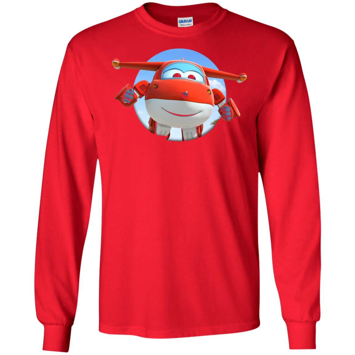 Super Wings Jett Movie Lover T-shirt Red