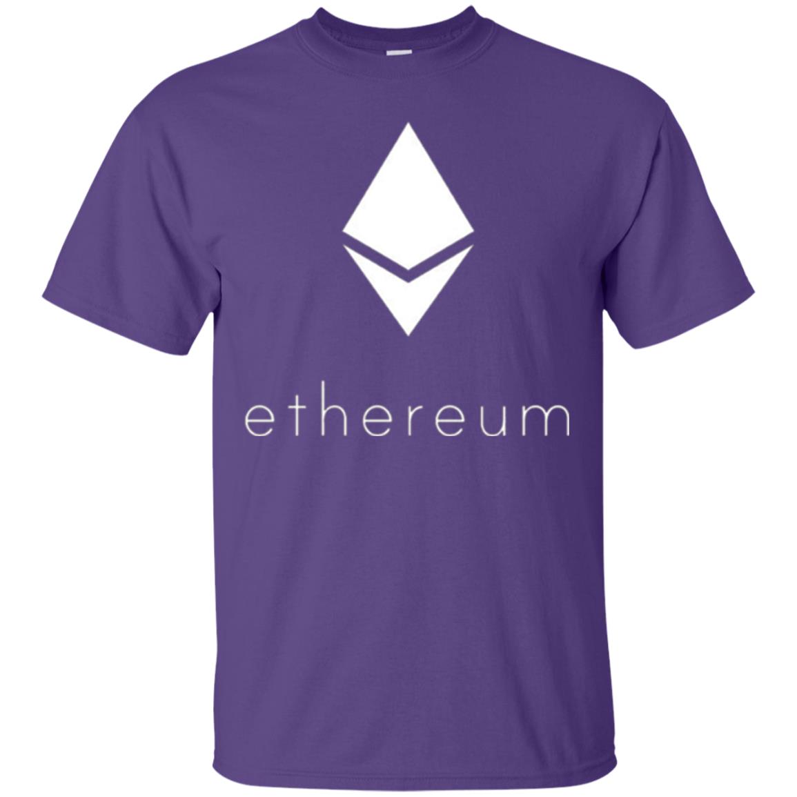 Official Ethereum Logo T-shirt Purple