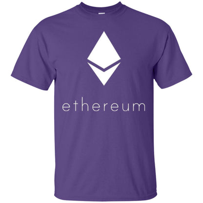 Official Ethereum Logo T-shirt Purple