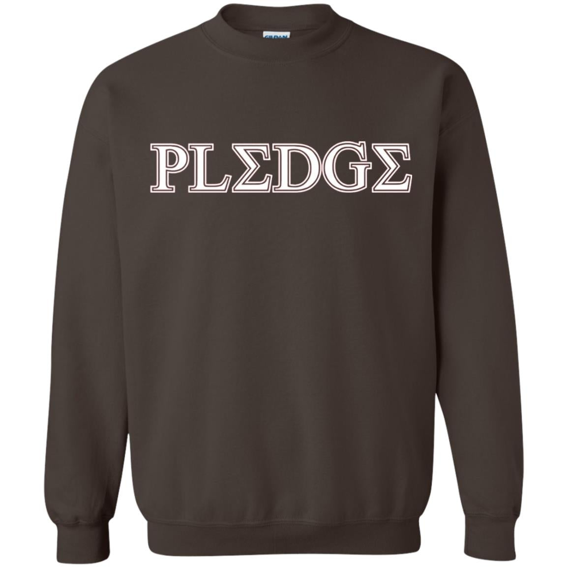 College Greek Life Pledge Fraternity Sorority Rush T-shirt Dark Chocolate