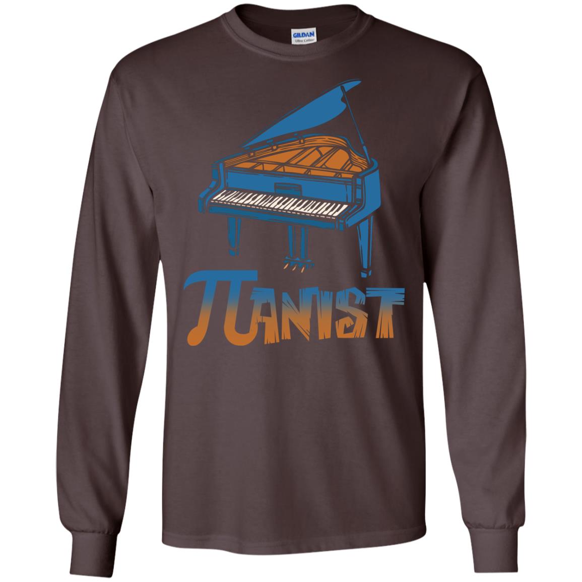 Pianist T-shirt Pi Day With Piano Dark Chocolate