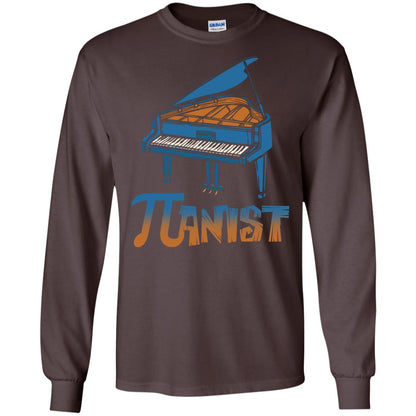 Pianist T-shirt Pi Day With Piano Dark Chocolate