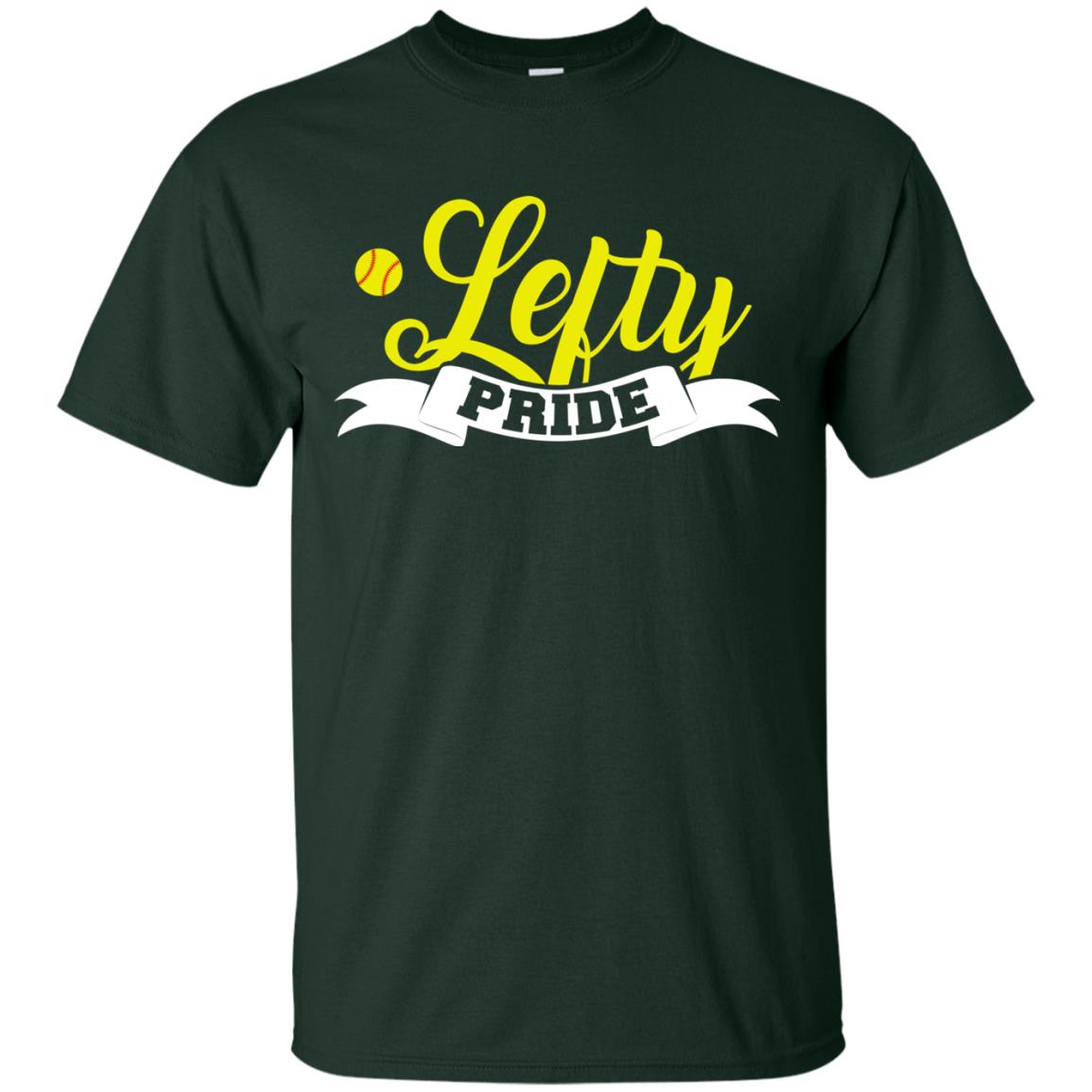 Lefty Pride Softball Shirt Forest