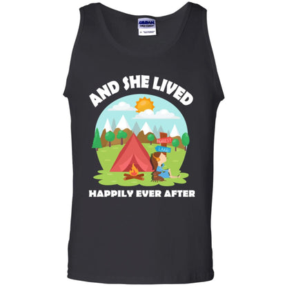 And She Lived Happily Ever After T-shirt Black